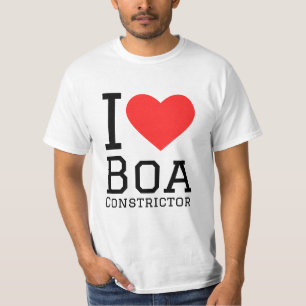 I love boa constrictor  T-Shirt