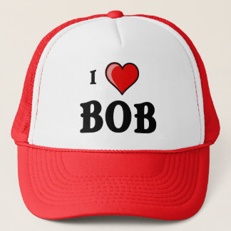 I Love Bob Trucker Hat