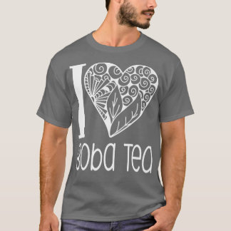 I Love Boba Tea for Bubble Tea Lovers Premium T-Shirt