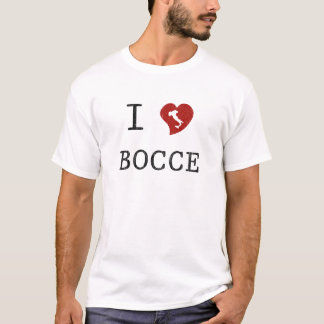 I Love Bocce T-Shirt