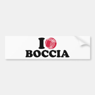 I love Boccia Boule Bumper Sticker
