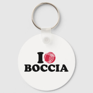 I love Boccia Boule Key Ring
