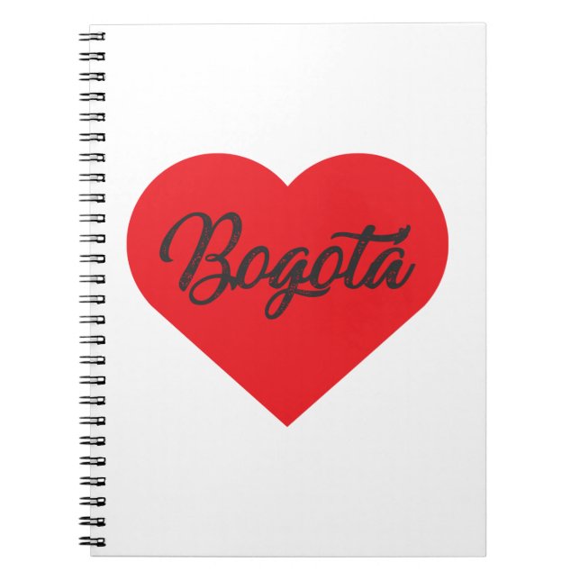 I Love Bogota - Colombia Notebook (Front)