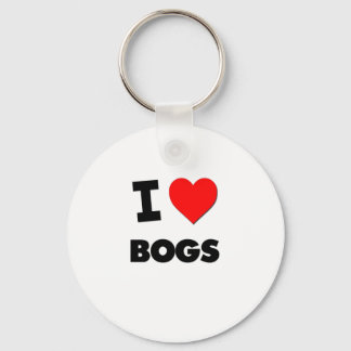 I Love Bogs Key Ring