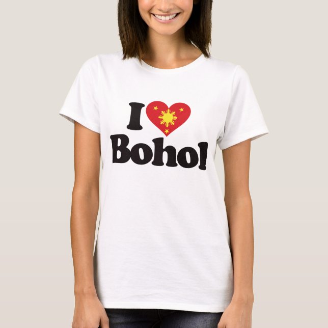I Love Bohol T-Shirt (Front)