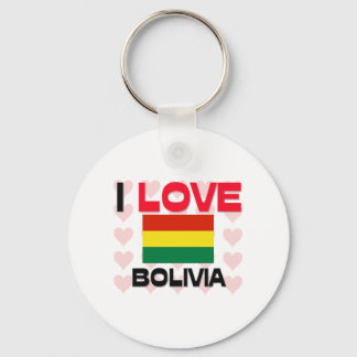 I Love Bolivia Key Ring