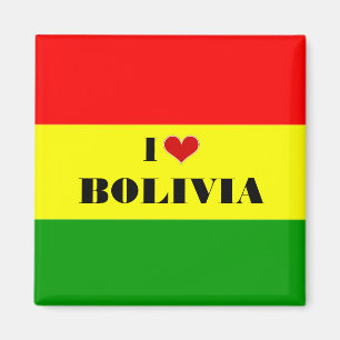 I Love Bolivia Magnet
