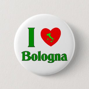 I Love Bologna 6 Cm Round Badge