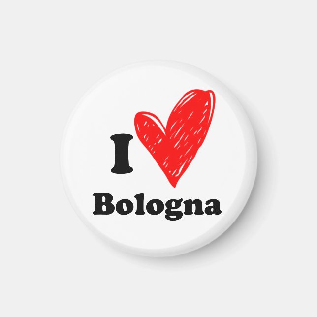 I love Bologna Magnet (Front)