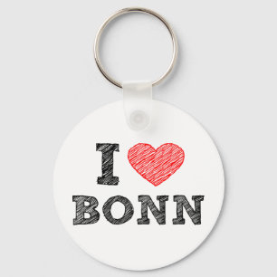 I love Bonn Key Ring