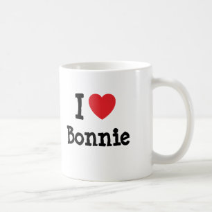 I love Bonnie heart T-Shirt Coffee Mug