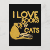 I love books and cats
