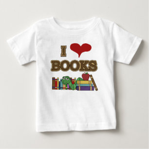 I Love Books Baby T-Shirt
