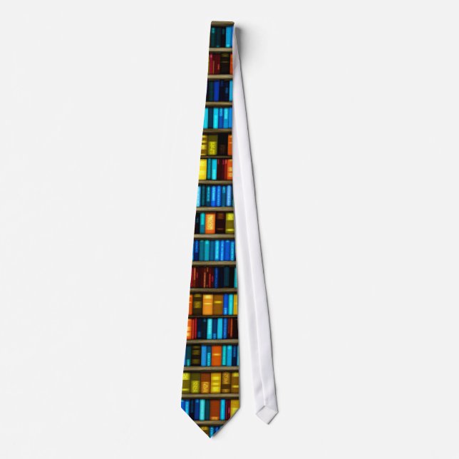 I Love Books!  Neck Tie (Front)