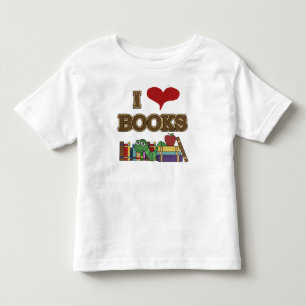 I Love Books Toddler T-Shirt