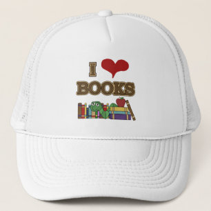 I Love Books Trucker Hat