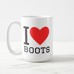 I love boots coffee mug