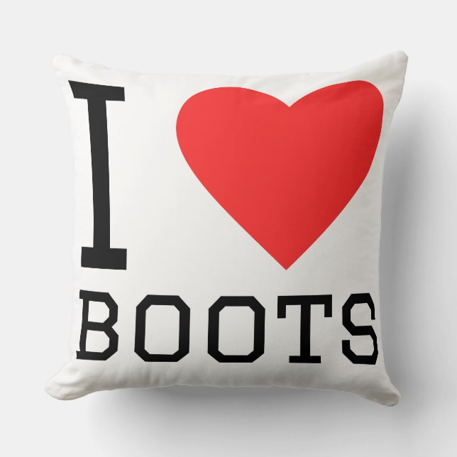 I love boots cushion (Front)