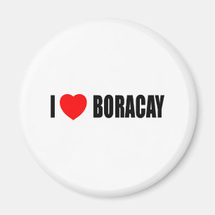 I Love Boracay Magnet