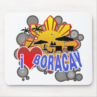 I Love Boracay Mouse Mat