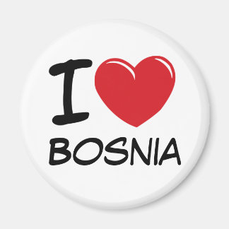 I Love Bosnia Magnet