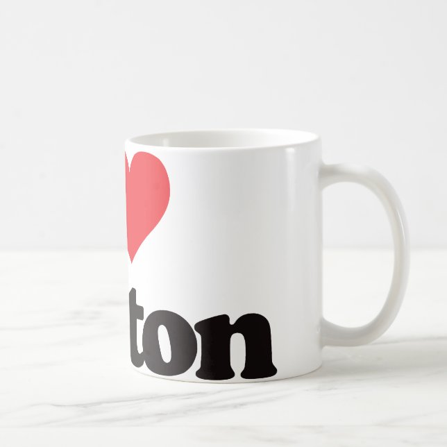 I Love Boston Coffee Mug (Right)