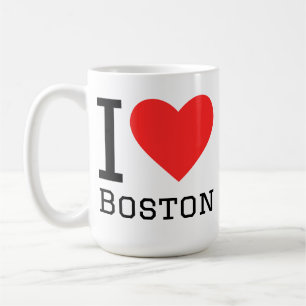 I love boston coffee mug