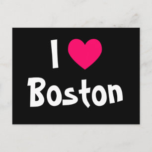 I Love Boston Postcard