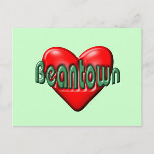 I Love Boston Postcard