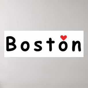 I love Boston Poster