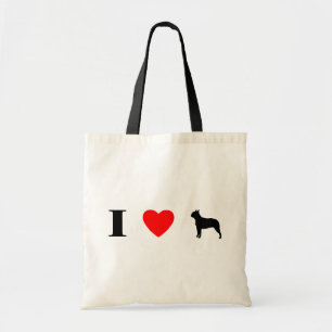 I Love Boston Terriers Bag