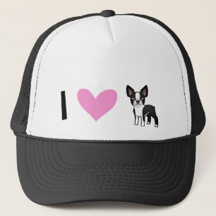 I Love Boston Terriers Trucker Hat