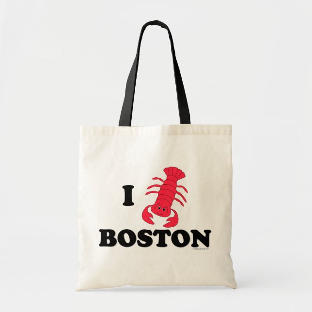 I love Boston Tote Bag (Front)