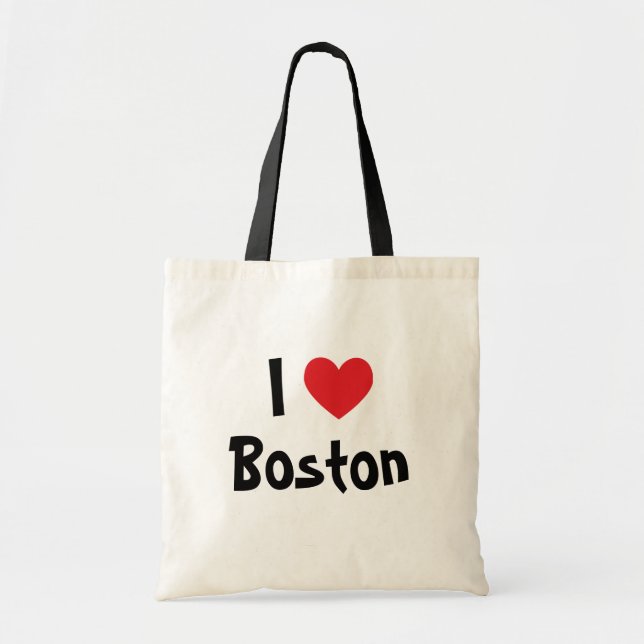 I Love Boston Tote Bag (Front)