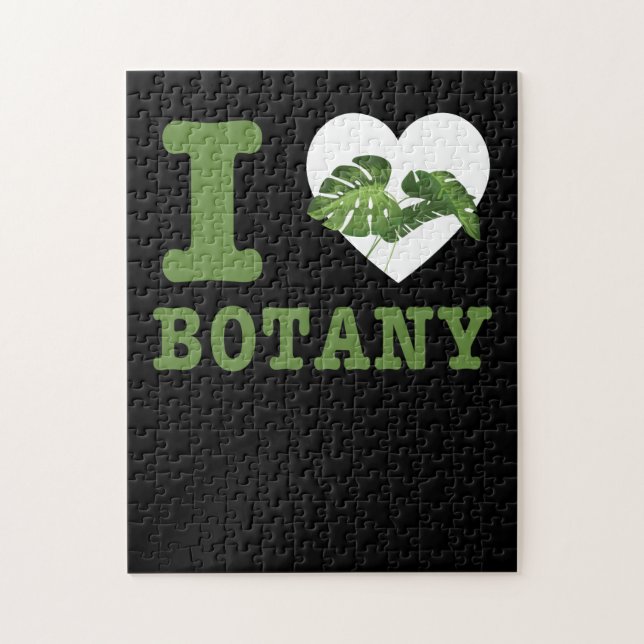 I Love Botany Botanist Plant Lover Jigsaw Puzzle (Vertical)