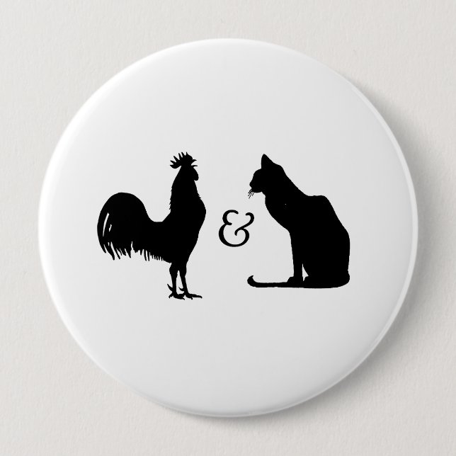 I love both 10 cm round badge (Front)