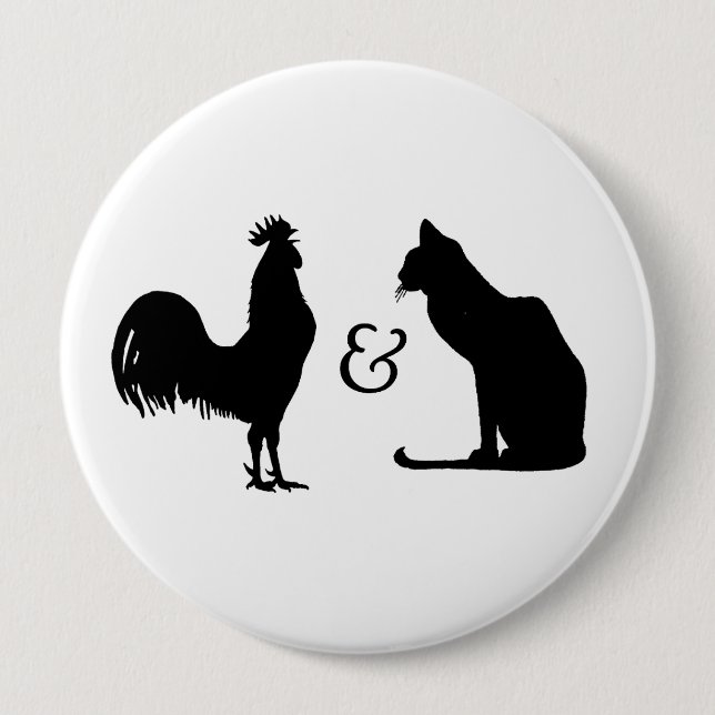 I love both 10 cm round badge (Front)