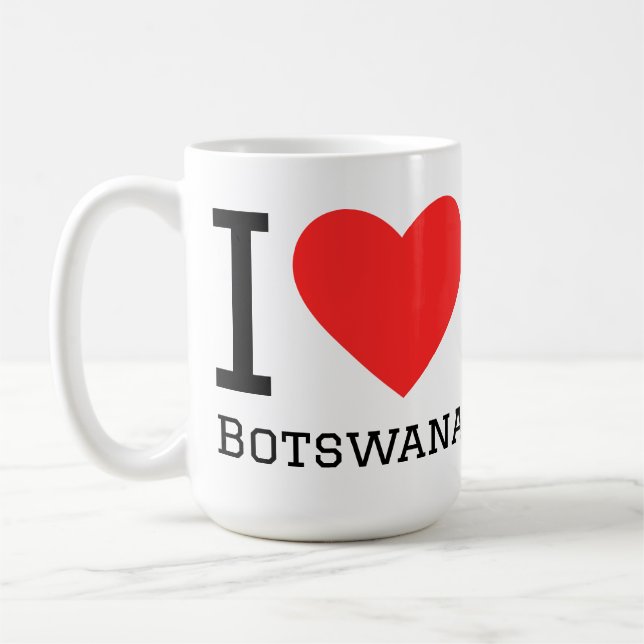 I love Botswana  Coffee Mug (Left)