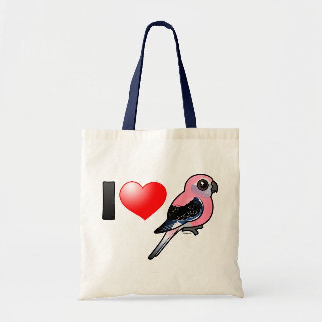 I Love Bourkies Tote Bag (Front)