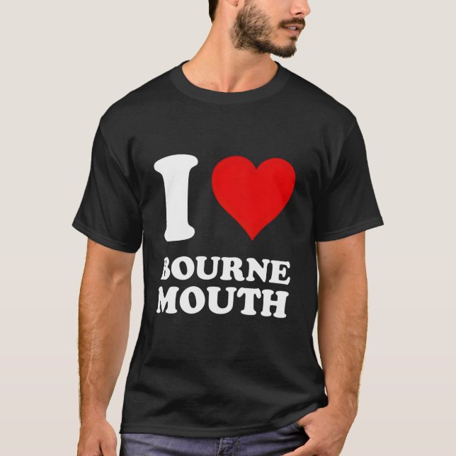 I Love Bournemouth T-Shirt (Front)