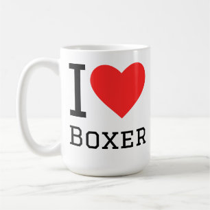 I love boxer coffee mug