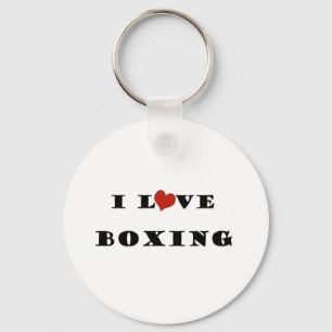 I Love Boxing.png Key Ring