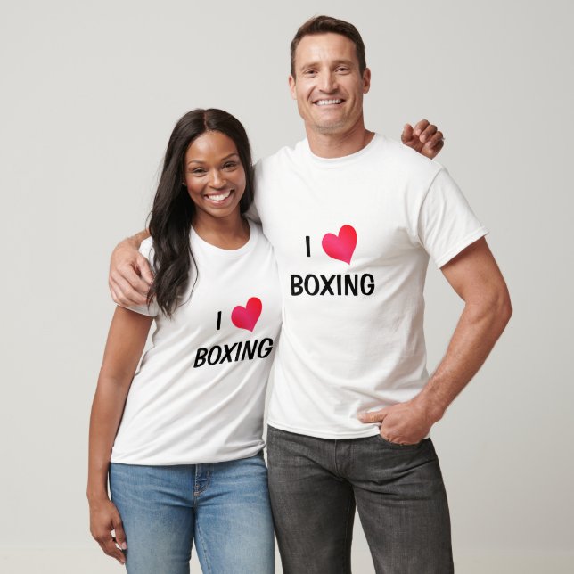 I Love Boxing T-Shirt (Unisex)