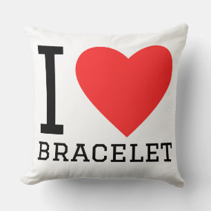 I love bracelet cushion