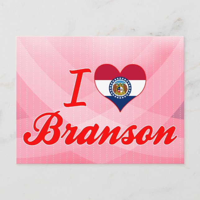 I Love Branson, Missouri Postcard (Front)