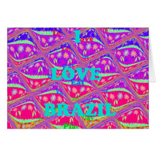 I love Brasil. Beautiful Samba traditional colours