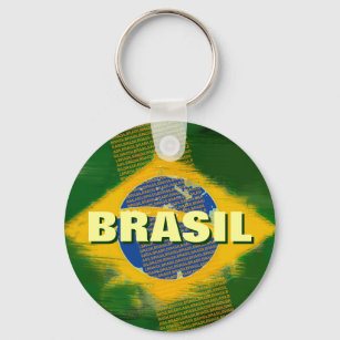I love Brazil Key Ring