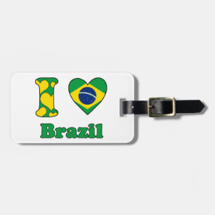 I love Brazil Luggage Tag