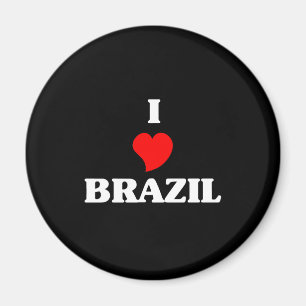 I Love Brazil Magnet