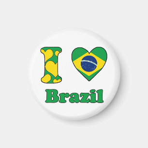 I love Brazil magnet